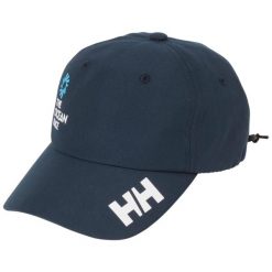 Czapka z daszkiem Helly Hansen The Ocean Race 2.0. Niebieskie czapki damskie Helly Hansen, bez wzorów, sportowe. Za 172.50 zł.