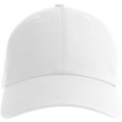 6panelowa Czapka Z Daszkiem Z Bawełny Organicznej Dla Dorosłych Unisex. Białe czapki damskie ATLANTIS, bez wzorów, z bawełny. Za 85.99 zł.