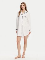 Polo Ralph Lauren Koszula nocna 4P9012 Biały Relaxed Fit. Białe koszule nocne damskie Polo Ralph Lauren, bez wzorów, z bawełny, bez ramiączek. Za 379.99 zł.