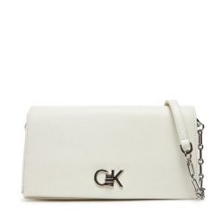 Torebka Calvin Klein. Białe torebki do ręki damskie Calvin Klein, bez wzorów, bez dodatków. Za 479.99 zł.