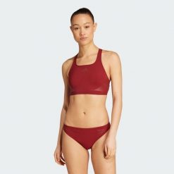 Bikini Lanelux Y-Back. Czerwone stroje kąpielowe damskie Adidas, m, bez wzorów, z materiału. Za 259.00 zł.