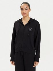 Emporio Armani Underwear Bluza 164838 4R276 00020 Czarny Relaxed Fit. Czarne bluzy damskie Emporio Armani Underwear, s, bez wzorów, z syntetyku, bez ramiączek, bez kaptura. Za 389.99 zł.