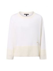 Armani Exchange Sweter z zawartością alpaki Kobiety biały, L. Białe swetry nierozpinane damskie Armani Exchange, l, bez wzorów, prążkowane, eleganckie, bez kołnierzyka, bez ramiączek. Za 329.95 zł.