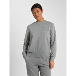 Bluza damska Hummel Pulse. Szare bluzy damskie Hummel, bez wzorów, sportowe, bez ramiączek, bez kaptura. Za 197.50 zł.