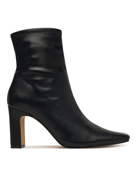 Aldo Botki Cybele 14115105 Czarny. Czarne botki damskie Aldo, bez wzorów, ze skóry, bez obcasa, na słupku, bez zapięcia. Za 469.99 zł.