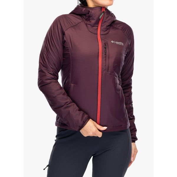Kurtka ocieplana damska Columbia Silver Leaf II Stretch Insulated Jacket. Czerwone kurtki sportowe damskie Columbia, bez wzorów, bez ramiączek, bez kaptura, trekkingowe. Za 660.99 zł.