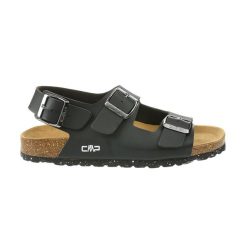 Sandały damskie CMP ECO KEIDHA. Czarne sandały damskie CMP, bez wzorów, bez obcasa, bez zapięcia. W wyprzedaży za 159.99 zł.