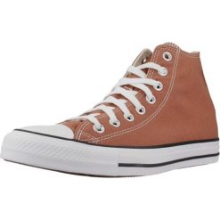 Tenisówki Converse Model Chuck Taylor All Star Hi Kolor Brązowy. Brązowe trampki i tenisówki damskie Converse, z aplikacjami, z gumy, klasyczne, bez zapięcia. Za 276.50 zł.