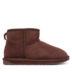 Śniegowce EMU Australia. Brązowe śniegowce damskie Emu Australia, bez zapięcia. Za 644.99 zł.