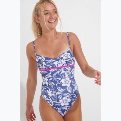 Strój kąpielowy jednoczęściowy damski Banana Moon Rosalia Oceaneye. Niebieskie stroje kąpielowe damskie Banana Moon, l, bez wzorów. Za 239.99 zł.