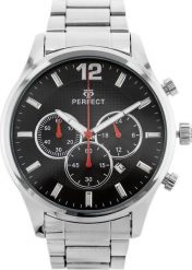 Zegarek Perfect ZEGAREK MĘSKI PERFECT CH01M - CHRONOGRAF (zp355f) + BOX. Zegarki męskie Perfect, bez wzorów. Za 119.99 zł.