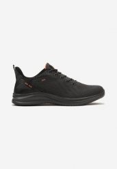 Ciemnoszare Sznurowane Buty Sportowe z Ozdobnym Zapiętkiem Cathana. Szare buty sportowe męskie Born2be, z aplikacjami, bez zapięcia, na fitness i siłownię. Za 99.99 zł.