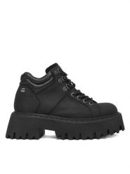G-Star Raw Trapery CEO-WI34-MANYA-06 Czarny. Czarne trapery damskie G-Star Raw, z nubiku, bez zapięcia. Za 399.99 zł.