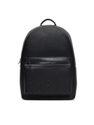 Tommy Hilfiger Plecak Th Monogram Backpack AM0AM13834 Czarny. Czarne plecaki męskie Tommy Hilfiger, bez wzorów, ze skóry. Za 499.99 zł.
