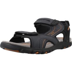 Sandały GEOX 0EKBC UOMO SANDAL STRADA Niebieski. Niebieskie sandały męskie Geox, bez wzorów, z syntetyku, sportowe, bez zapięcia. Za 315.99 zł.