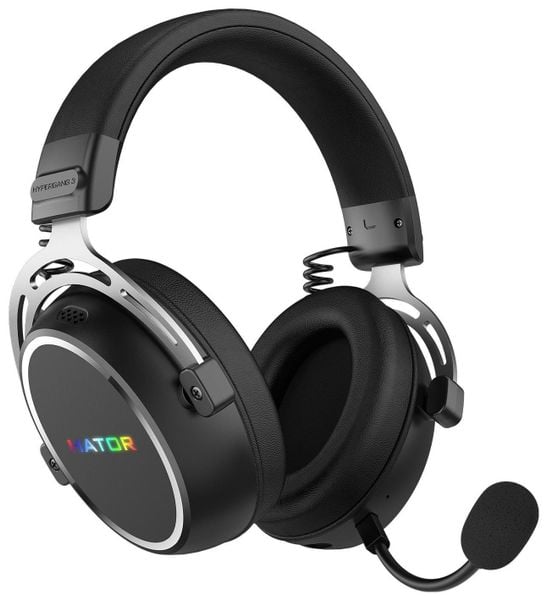 Hator Hypergang 3 Wireless ESH55 Hi-Res ANC czarne. Czarne słuchawki bezprzewodowe Hator. Za 409.00 zł.