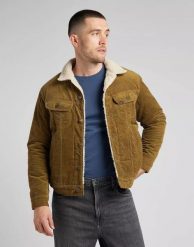 LEE SHERPA JACKET MĘSKA KURTKA PRZEJŚCIOWA TUMBLEWEED L87AQEDH 112321555. Kurtki męskie Lee, l, bez wzorów, bez kaptura. Za 369.99 zł.