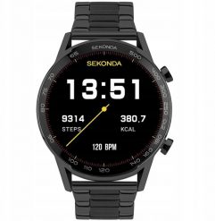 Smartwatch Sekonda 30226 Czarny. Czarne zegarki smartwatch Sekonda, bez wzorów. Za 585.00 zł.