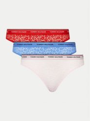 Tommy Hilfiger Komplet 3 par fig klasycznych UW0UW04897 Kolorowy. Majtki damskie Tommy Hilfiger, z syntetyku. Za 129.99 zł.