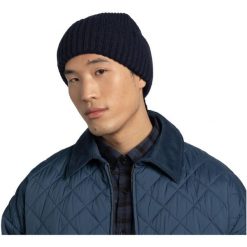 Czapka BUFF Knitted Beanie Rutger. Niebieskie czapki damskie Buff, bez wzorów. Za 159.90 zł.