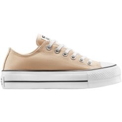 Adidasy Converse Chuck Taylor All Star Lift Platform Polka, Dla obu płci. Brązowe obuwie sportowe damskie Converse, bez wzorów, z tkaniny, bez zapięcia. Za 490.00 zł.