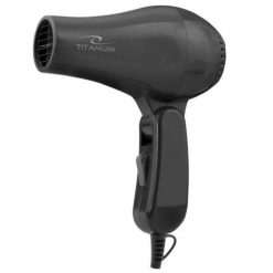 TITANUM SUSZARKA DO WŁOSÓW GAIA 750W BLACK TBH003K. Czarne suszarki do włosów Titanum. Za 26.99 zł.
