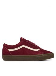 Vans Tenisówki Old Skool VN000Z904QU1 Bordowy. Czerwone trampki męskie Vans, bez wzorów, ze skóry, bez zapięcia. Za 399.99 zł.