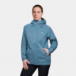 Kurtka damska 2-warstwowa z membraną Alpinus Selenga. Niebieskie kurtki sportowe damskie Alpinus, bez wzorów, bez ramiączek, bez kaptura, trekkingowe. Za 349.00 zł.