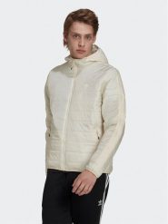 Adidas Kurtka puchowa Puffer HL9213 Écru Regular Fit. Brązowe kurtki męskie Adidas, l, bez wzorów, z puchu, bez kaptura. Za 499.99 zł.