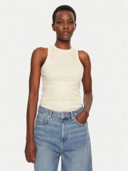 IVY OAK Top Klara IO1100X2350 Beżowy Slim Fit. Brązowe topy damskie IVY & OAK, xs, bez wzorów, z bawełny, bez kołnierzyka, bez ramiączek. Za 149.99 zł.