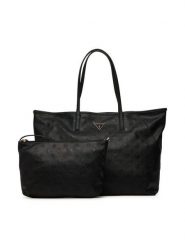 Guess Torebka Victtoria HWPG95 14290 Czarny. Czarne shopperki damskie Guess, z aplikacjami, ze skóry, bez dodatków. Za 714.99 zł.
