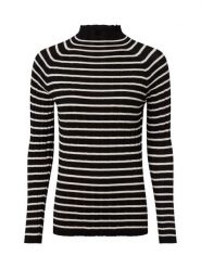 Marie Lund Sweter Kobiety wiskoza czarny, XS. Czarne swetry nierozpinane damskie Marie Lund, xs, bez wzorów, z dzianiny, bez kołnierzyka, bez ramiączek. Za 159.95 zł.