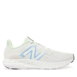 Buty do biegania New Balance. Białe obuwie sportowe damskie New Balance, bez wzorów, bez zapięcia, do biegania. Za 179.99 zł.