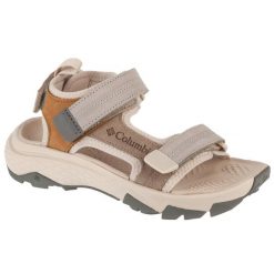 Sandały damskie, Peakfreak Rush Sandal Lea. Szare sandały damskie Columbia, bez wzorów, bez obcasa, bez zapięcia. Za 269.99 zł.