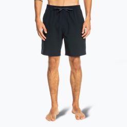 Szorty kąpielowe męskie Quiksilver Ocean Elastic 18". Czarne kąpielówki męskie Quiksilver, m, bez wzorów. Za 209.99 zł.