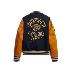 Kurtka Superdry. Niebieskie kurtki męskie Superdry, m, bez wzorów, z wełny, klasyczne, bez kaptura. Za 698.50 zł.