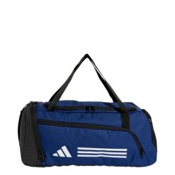 Torba Essentials 3-Stripes Duffel Small. Białe torby sportowe męskie Adidas, bez wzorów, z materiału. Za 149.00 zł.