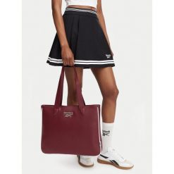 Torebka Reebok. Czerwone shopperki damskie Reebok, bez wzorów, bez dodatków. Za 69.99 zł.