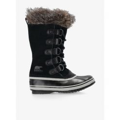 Buty zimowe damskie Sorel Joan Of Arctic Boot WP. Czarne obuwie trekkingowe damskie Sorel, bez zapięcia. Za 650.99 zł.