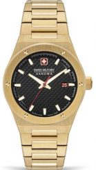 Zegarek Swiss Military Hanowa Swiss Military Hanowa SMWGH2101610 Zegarek męski czarna tarcza 43 mm. Czarne zegarki męskie Swiss Military Hanowa, bez wzorów. Za 934.99 zł.
