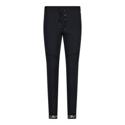 Damskie spodnie treningowe CMP. Czarne bielizna sportowa damska CMP, bez wzorów. Za 389.00 zł.