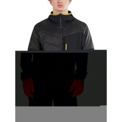 Kurtka softshell męska Fundango Gaara Hybrid. Czarne kurtki sportowe męskie FUNDANGO, m, bez wzorów, z elastanu, bez kaptura, trekkingowe. Za 459.90 zł.