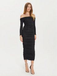 Bardot Sukienka koktajlowa Arike 59445DB Czarny Slim Fit. Czarne sukienki damskie Bardot, bez wzorów, z syntetyku, wizytowe, bez kołnierzyka, bez ramiączek. Za 369.99 zł.