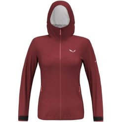 Kurtka przeciwdeszczowa damska Salewa Puez Aqua 4 PTX 2.5L Jacket. Czerwone kurtki sportowe damskie Salewa, l, bez wzorów, bez ramiączek, bez kaptura, trekkingowe. Za 577.65 zł.
