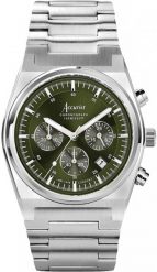 Zegarek Acappella Zegarek męski Accurist 70003 srebrny. Szare zegarki męskie Acappella, bez wzorów, srebrne. Za 955.00 zł.