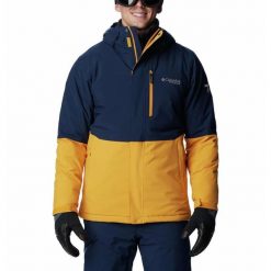 Kurtka Columbia Winter District Ii. Żółte kurtki męskie Columbia, xl, bez wzorów, bez kaptura. Za 960.99 zł.