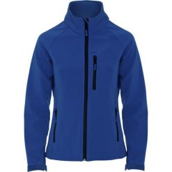 Kurtka Damska Antartida Soft Shell. Niebieskie kurtki sportowe damskie ROLY, s, bez wzorów, bez ramiączek, bez kaptura, trekkingowe. Za 133.99 zł.
