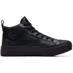 Buty sportowe Converse Chuck Taylor All Star Malden Street Boot. Czarne obuwie sportowe damskie Converse, bez wzorów, ze skóry ekologicznej, bez zapięcia. Za 590.00 zł.