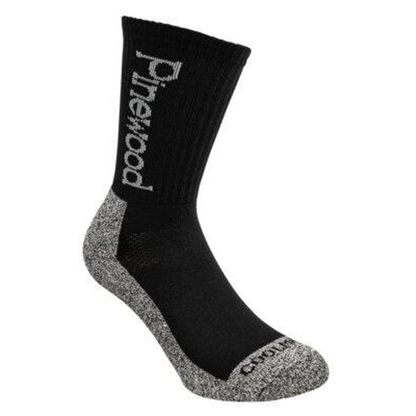 Skarpety trekkingowe Pinewood Coolmax Medium 2 pary. Czarne skarpetki damskie Pinewood, bez wzorów. Za 79.99 zł.