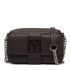 Torebka Armani Exchange. Brązowe listonoszki damskie Armani Exchange, bez wzorów, bez dodatków. Za 564.99 zł.